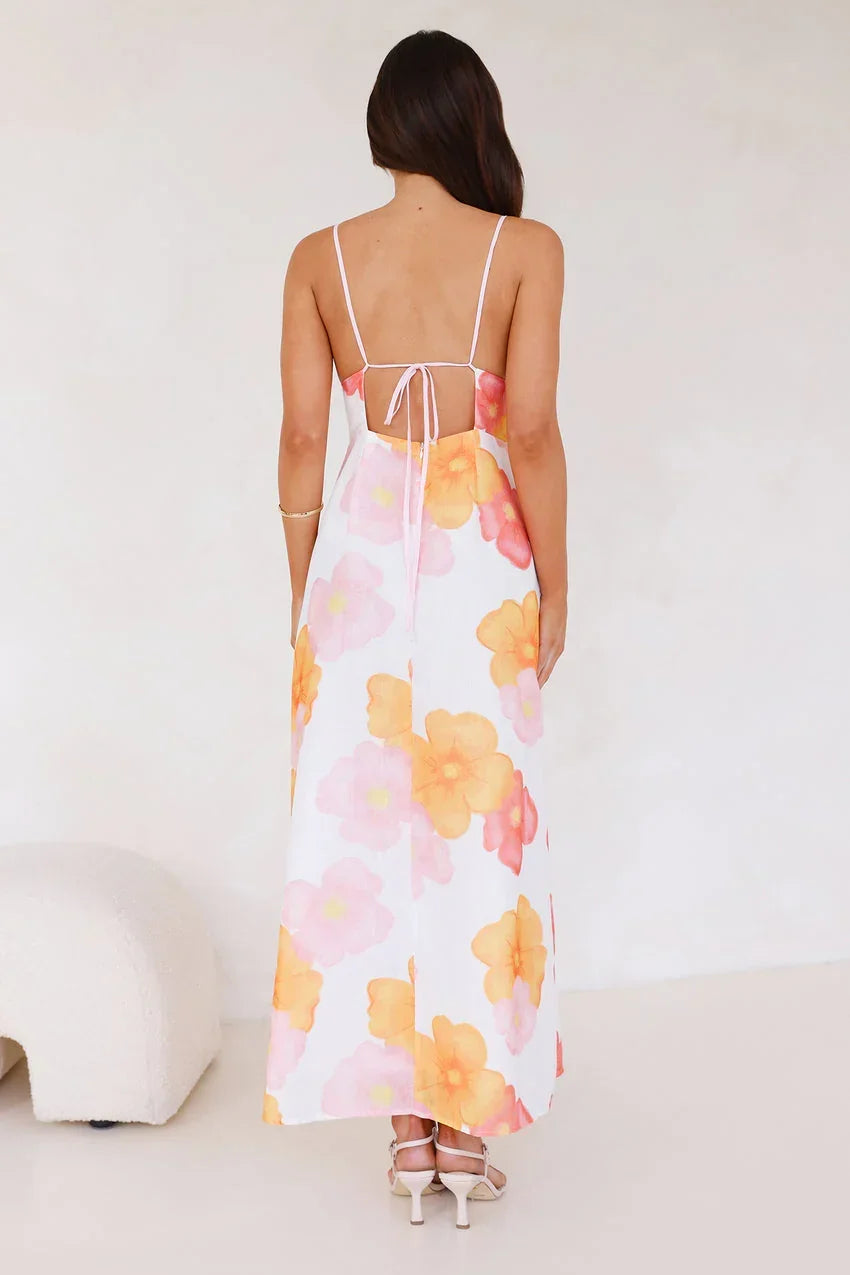 Soaking Up Maxi Dress White