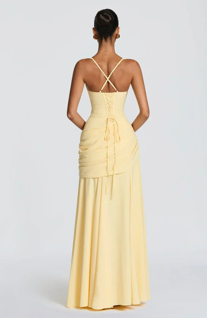 Sura Maxi Dress - Lemon