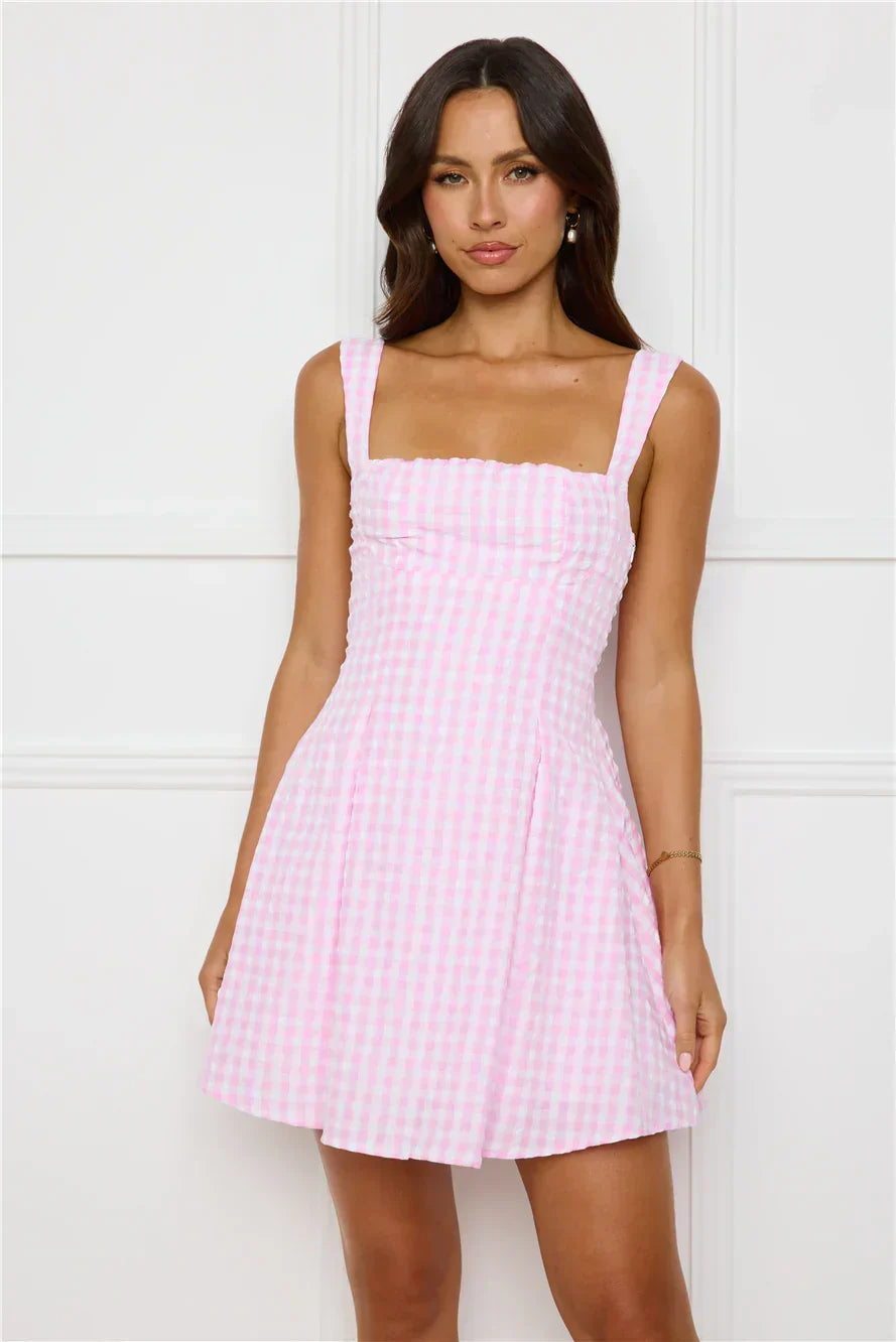 Grape Escape Mini Dress Pink