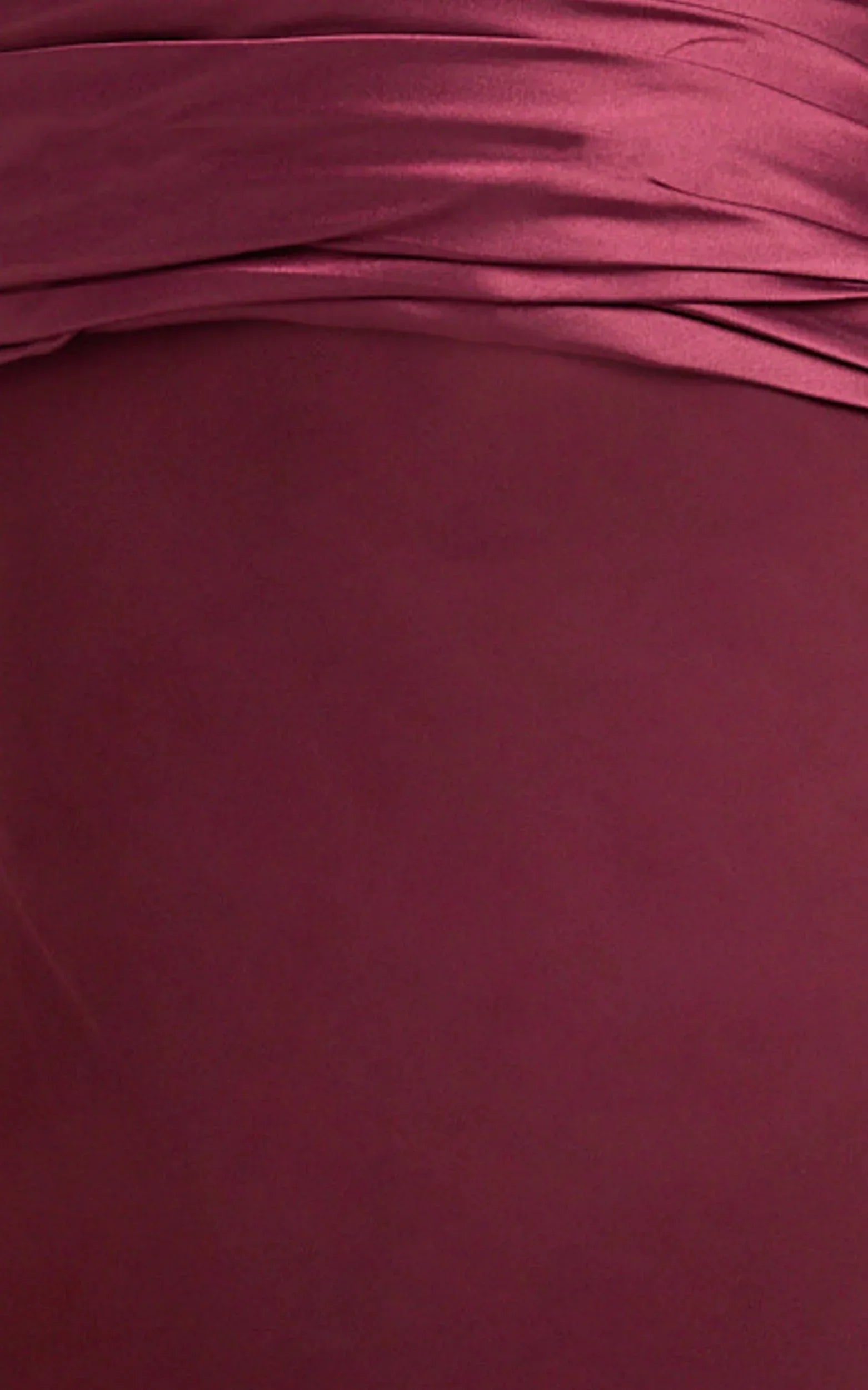 Sonya Maxi Dress - Cowl Neck Asymmetric Fit And Flare Dress In Wine