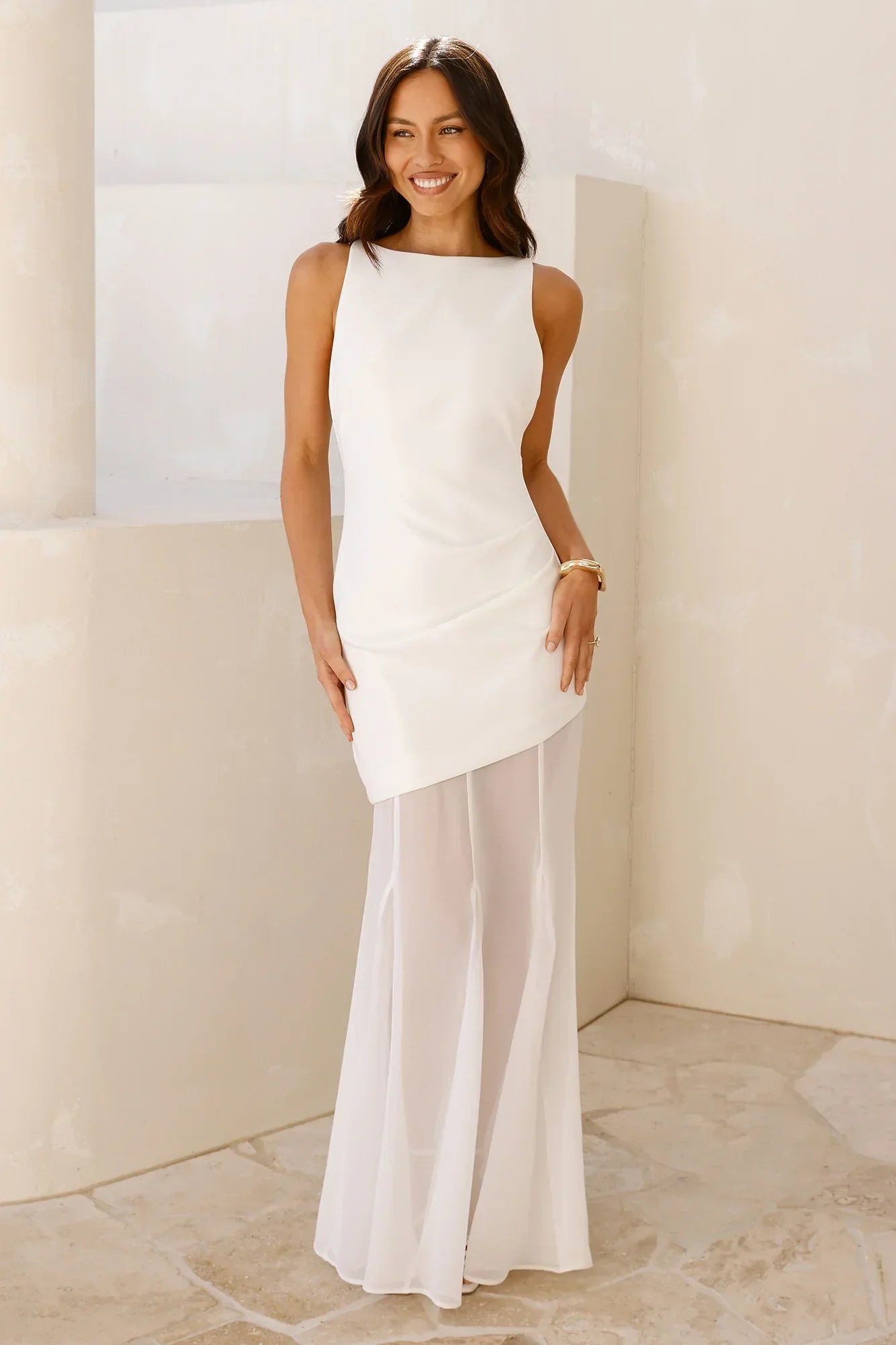 Modern Art Maxi Dress