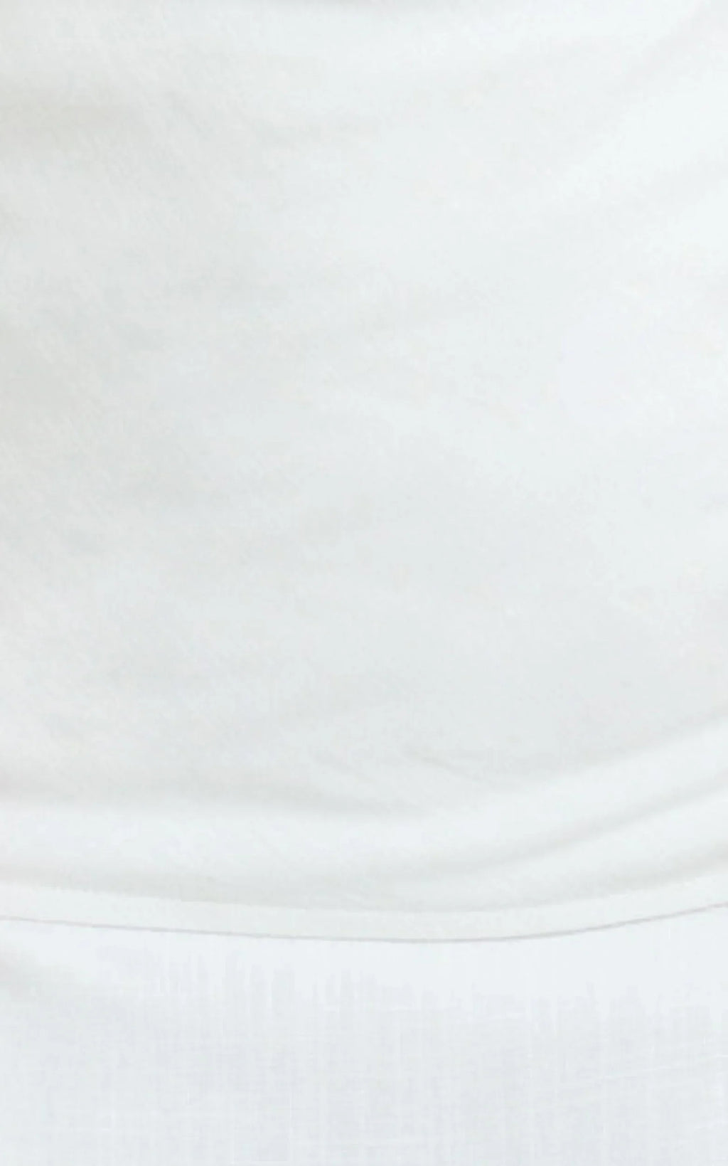 Robilyn Top - Linen Look Halter Top in White