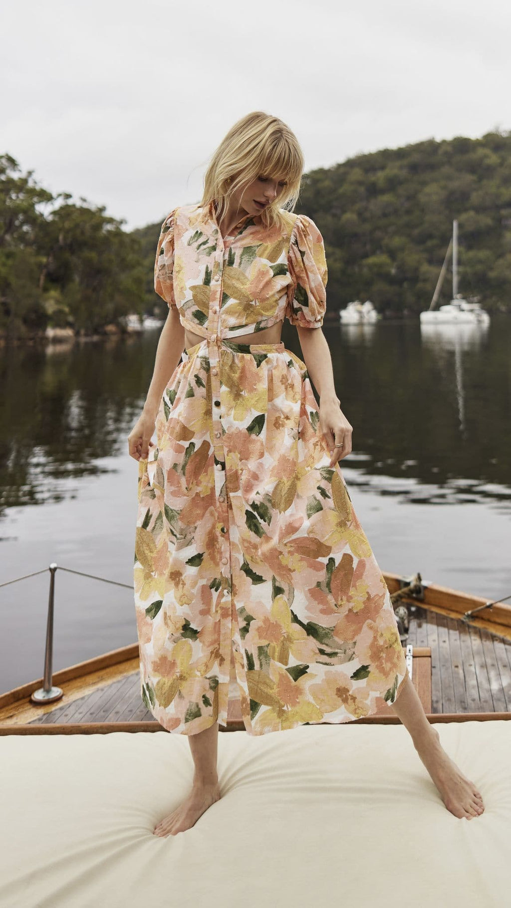 Kylo Midi Dress - Mallorca Floral