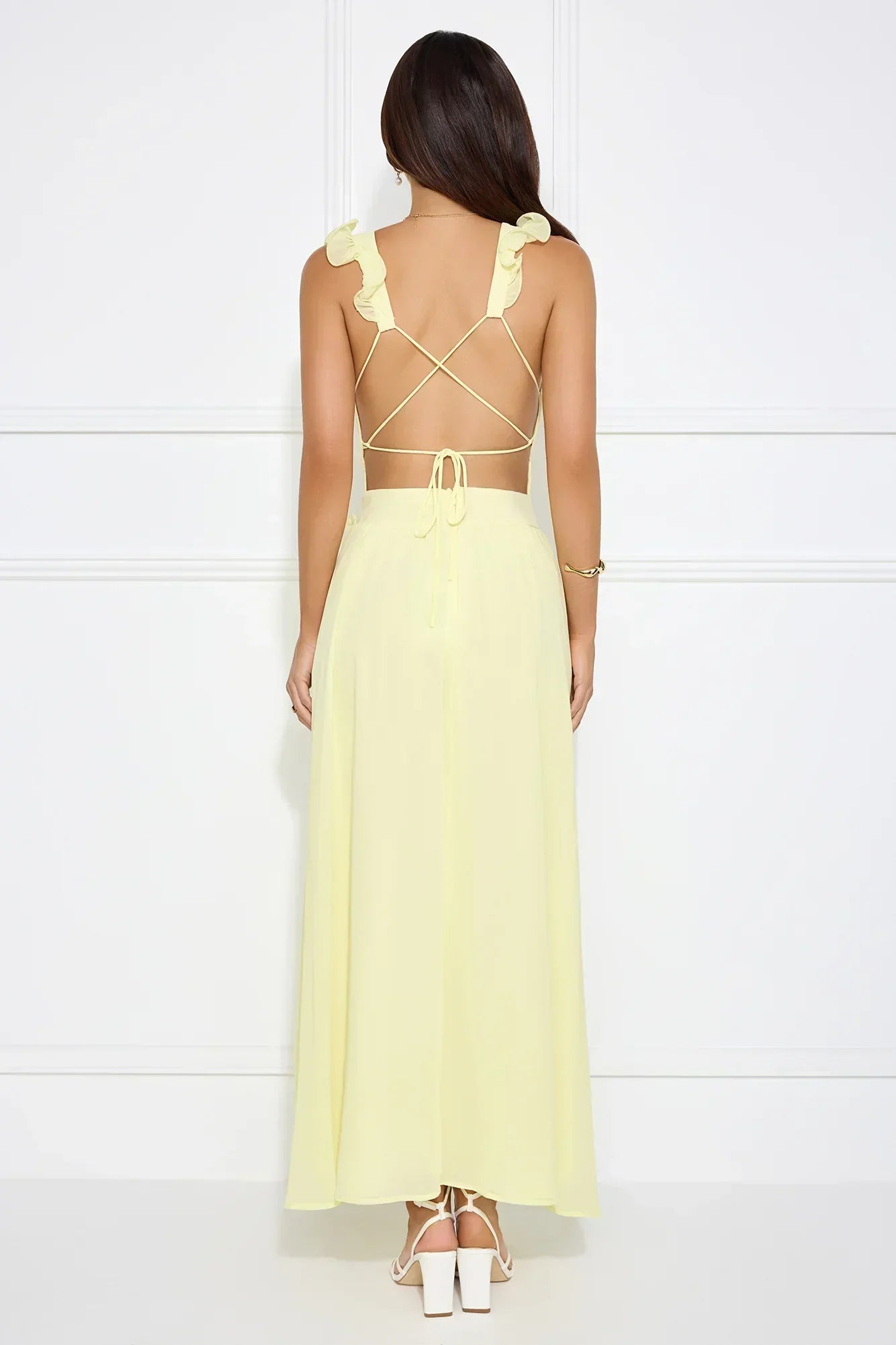 Light Embrace Maxi Dress Yellow