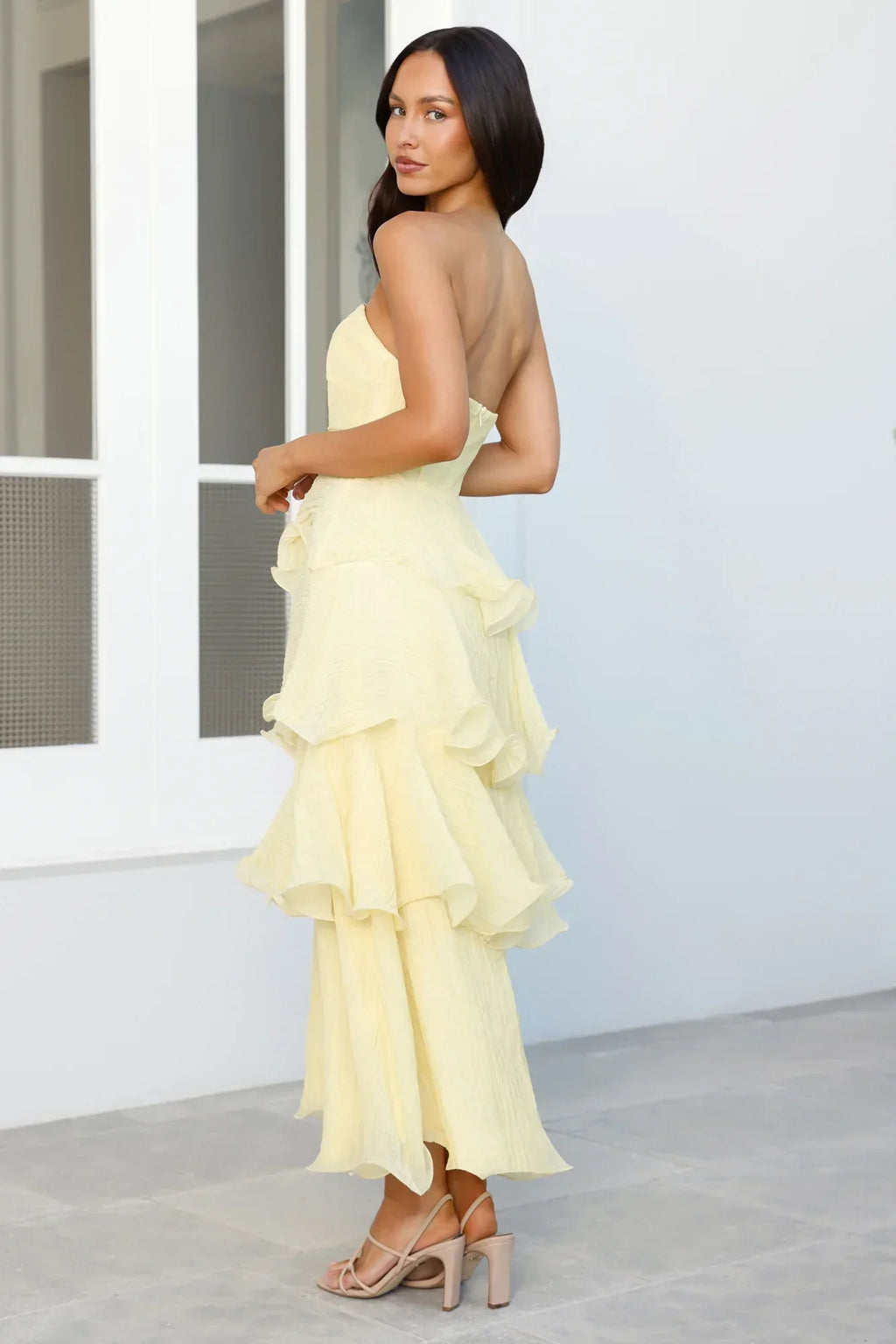 Wedding Adventure Strapless Maxi Dress