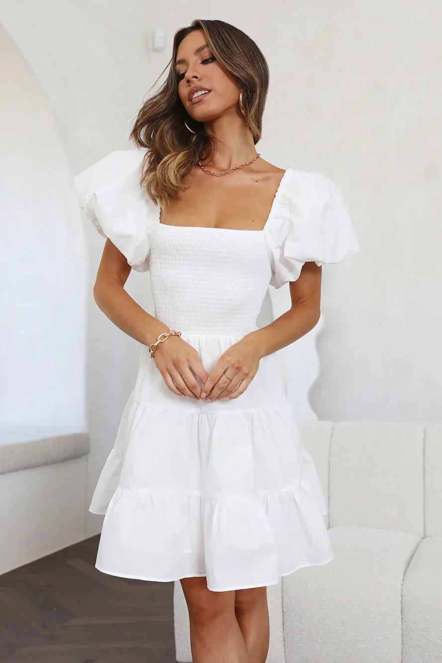 Salty Air Mini Dress White