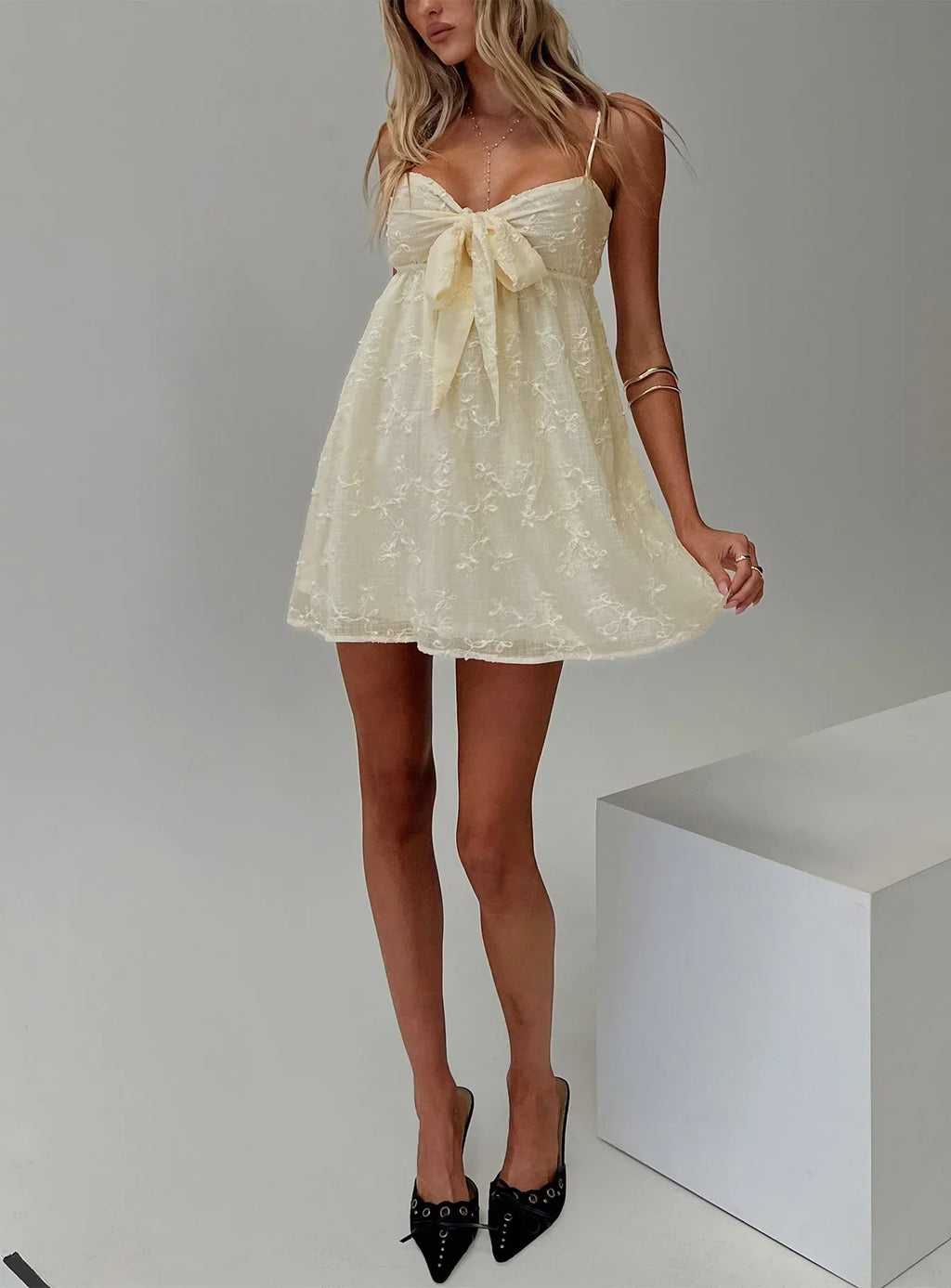 Granno Mini Dress Lemon