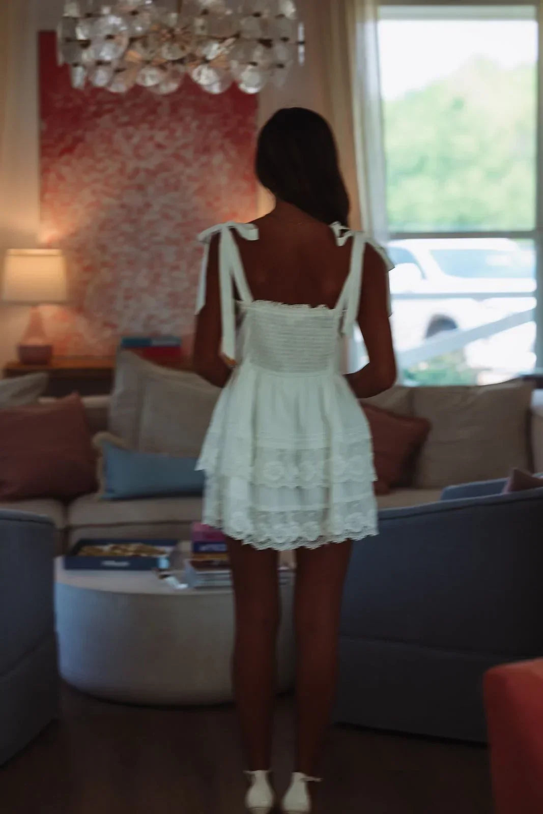 I'm Ready Mini Dress - White