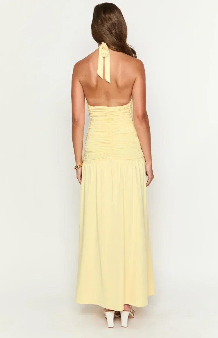 Gloria Yellow Maxi Dress