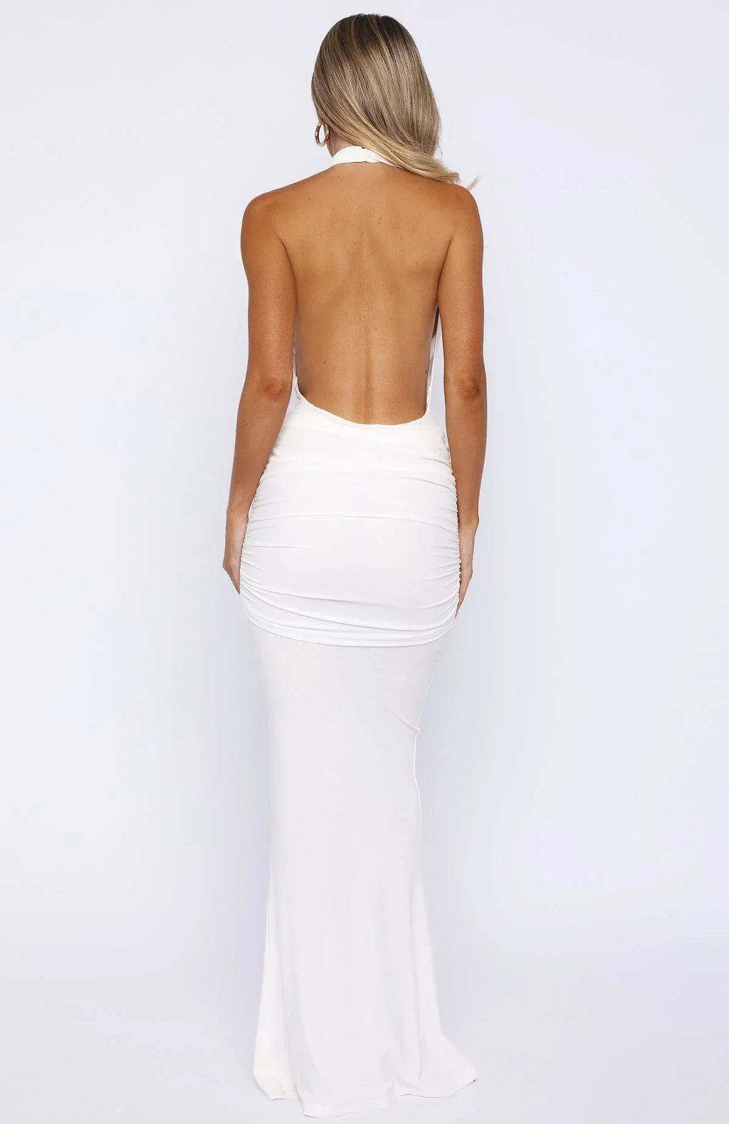 Be With You Forever Maxi Dress Off White