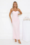 Love Bitten Lace Maxi Dress Pink