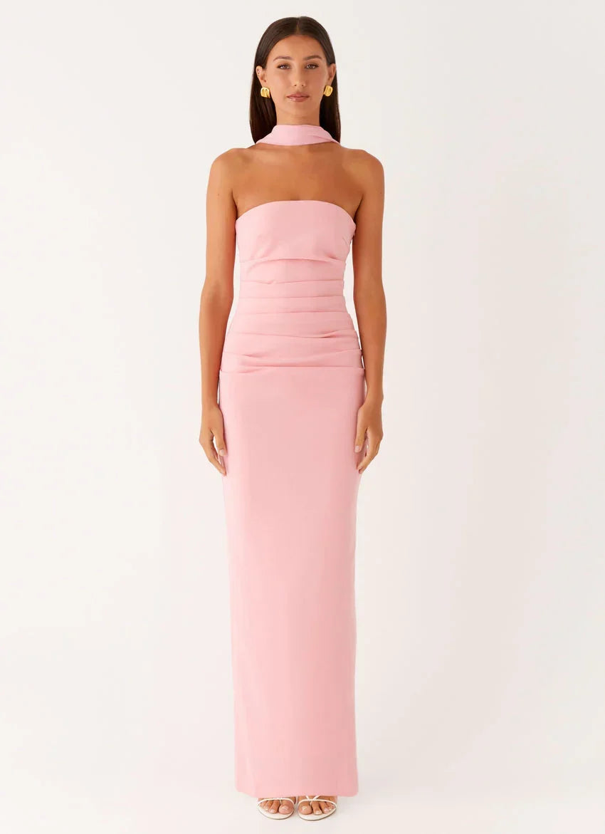 Libra Maxi Dress - Pink