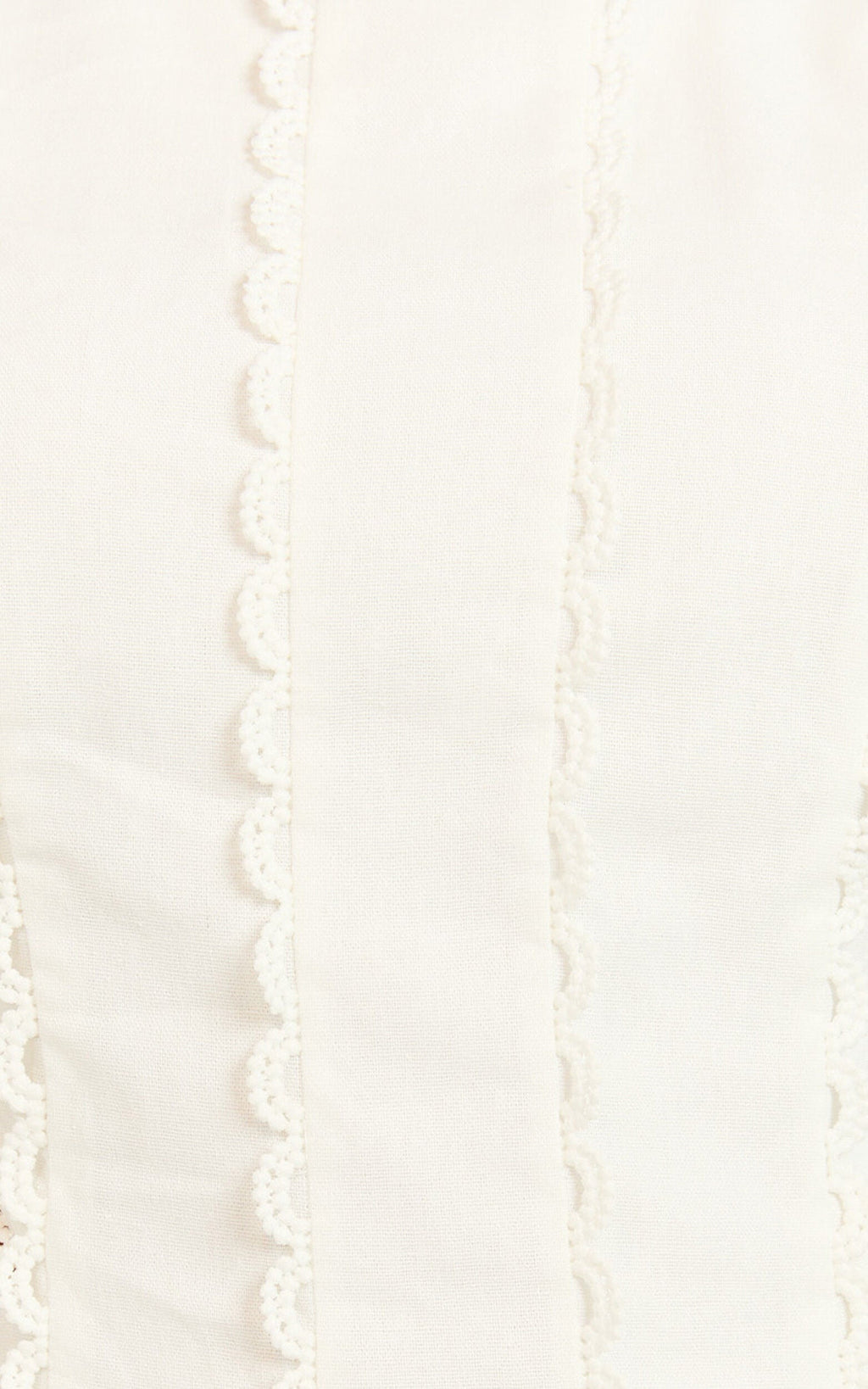 Laila Mini Linen Blend Dress - High Neck Side Cut Out Puff Sleeve Straight Dress in Off White