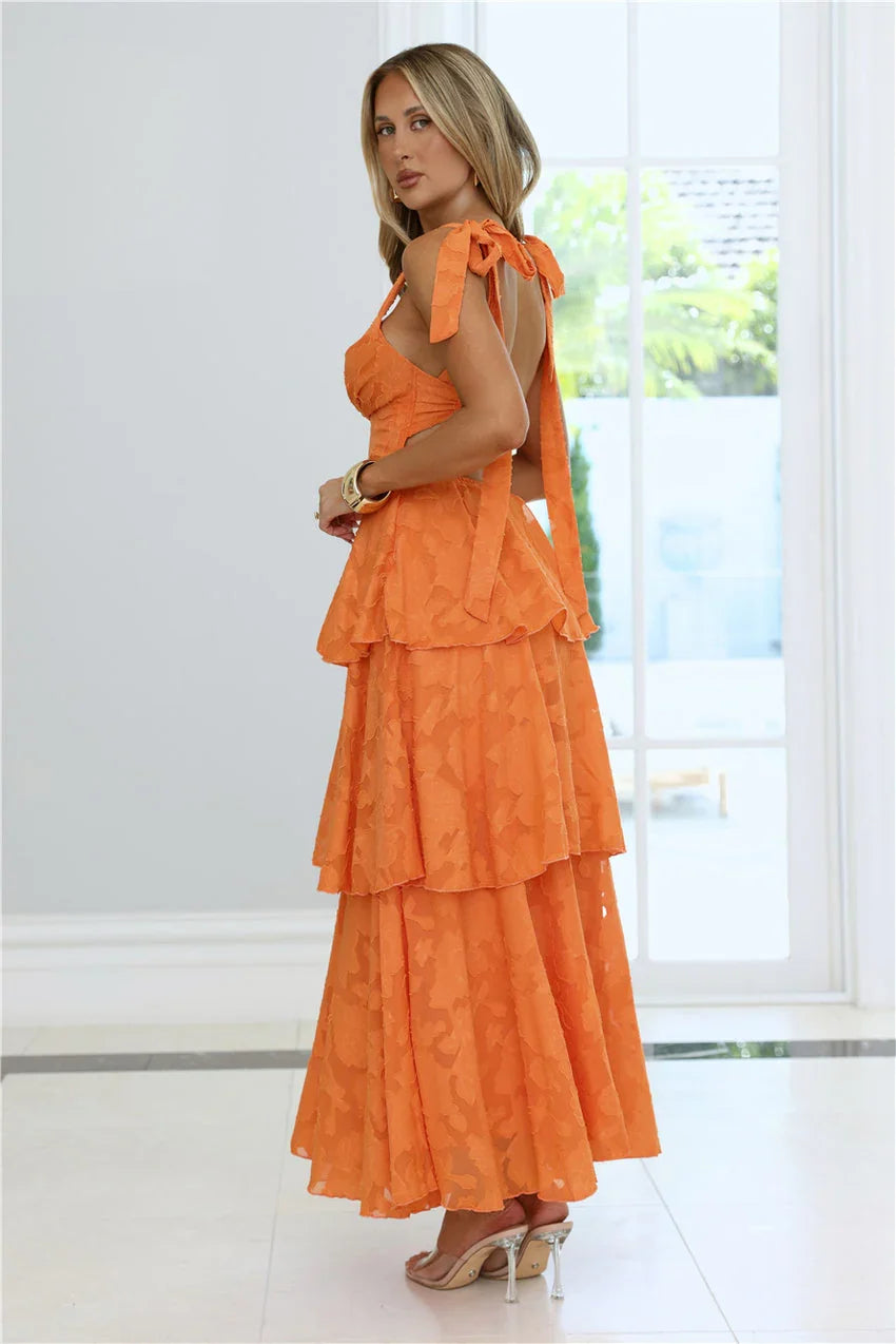 Pure Energy Maxi Dress Orange