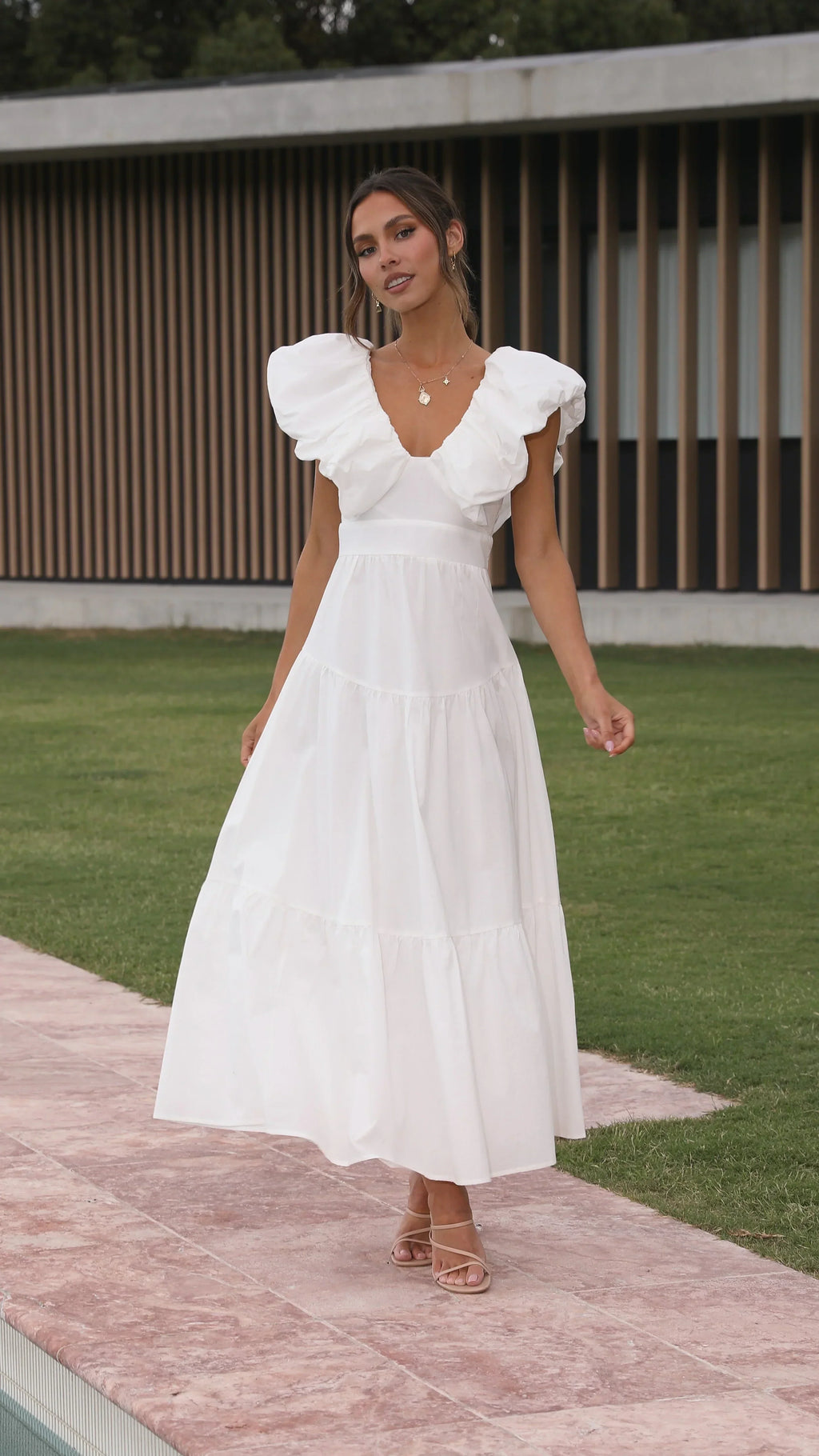 Emma Maxi Dress - White