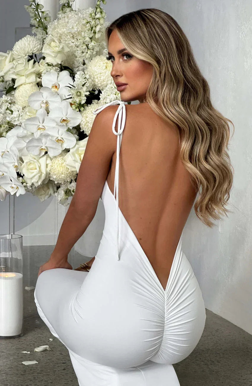 Sanya Maxi Dress - White
