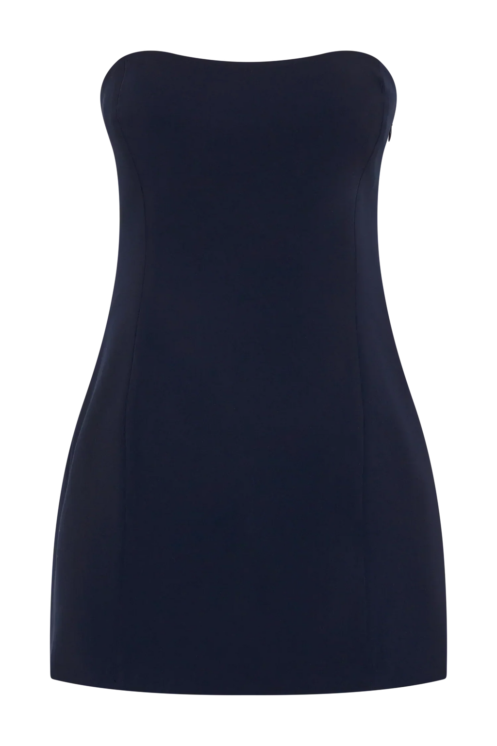MESHKI Neeka Strapless Bow Back Mini Dress - Navy