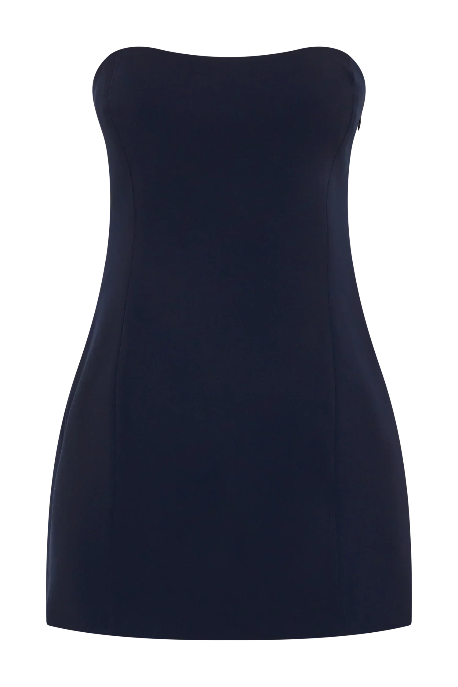 MESHKI Neeka Strapless Bow Back Mini Dress - Navy