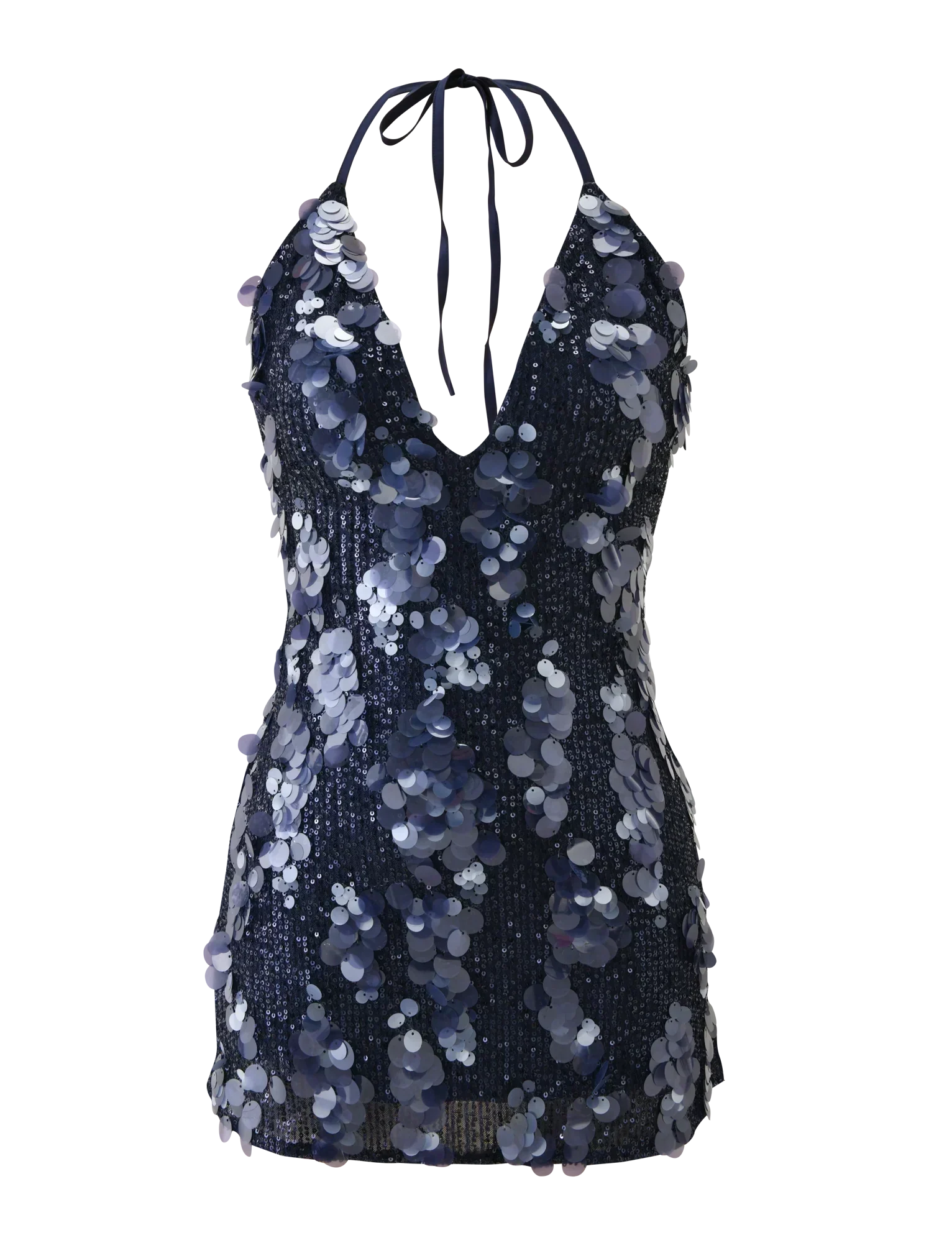 Zana Mini Dress - Navy Sequin