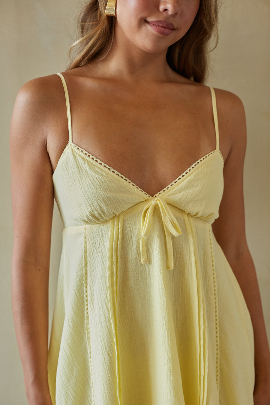 Ainsley Babydoll Mini Dress