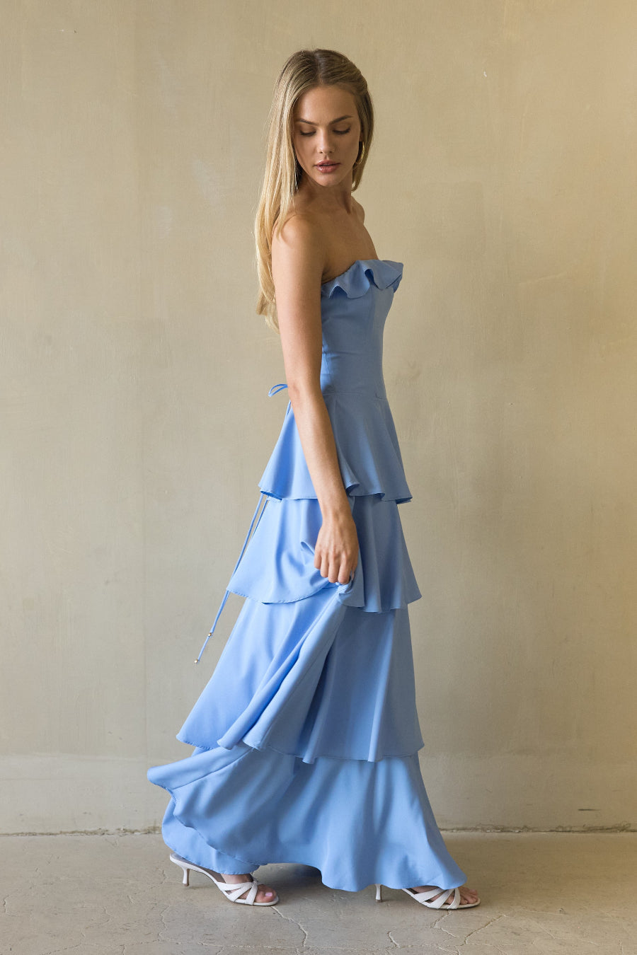 Caterina Tiered Ruffle Maxi Dress