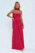 Flirt With Fire Maxi Dress Pink
