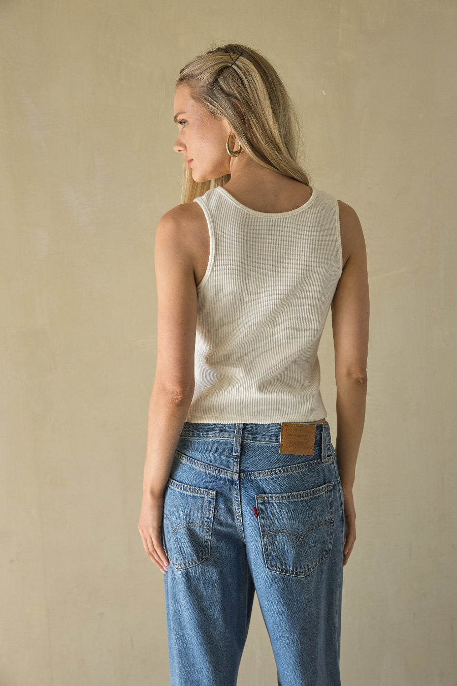 Elkie Twist Front Tank Top