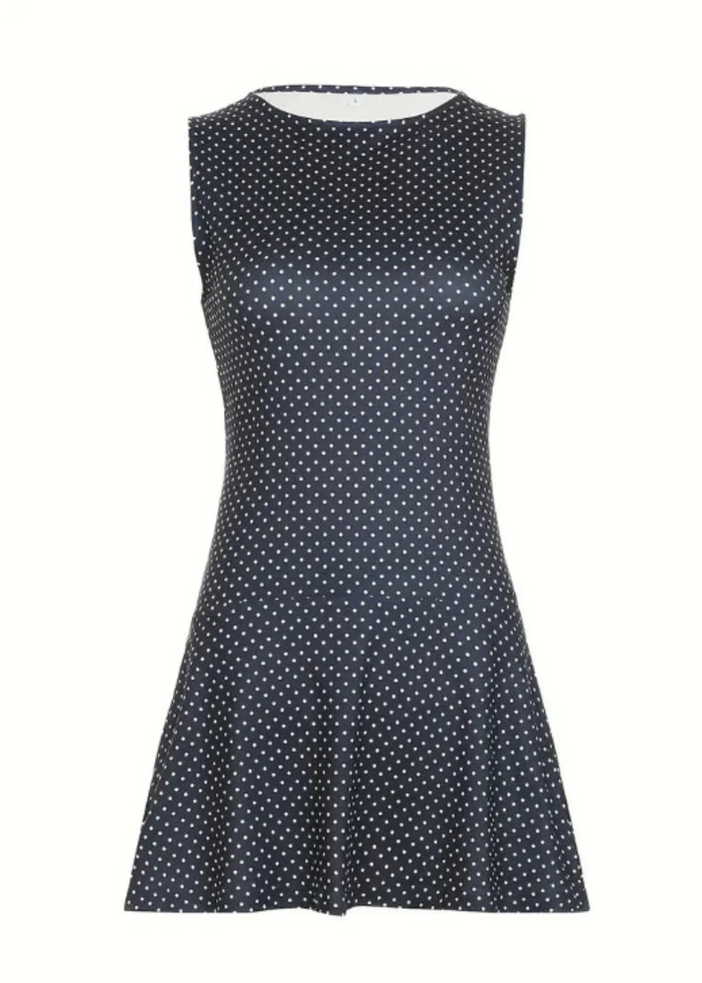 Polka Dot Sleeveless Mini Dress