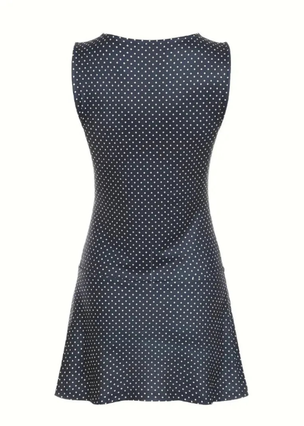 Polka Dot Sleeveless Mini Dress
