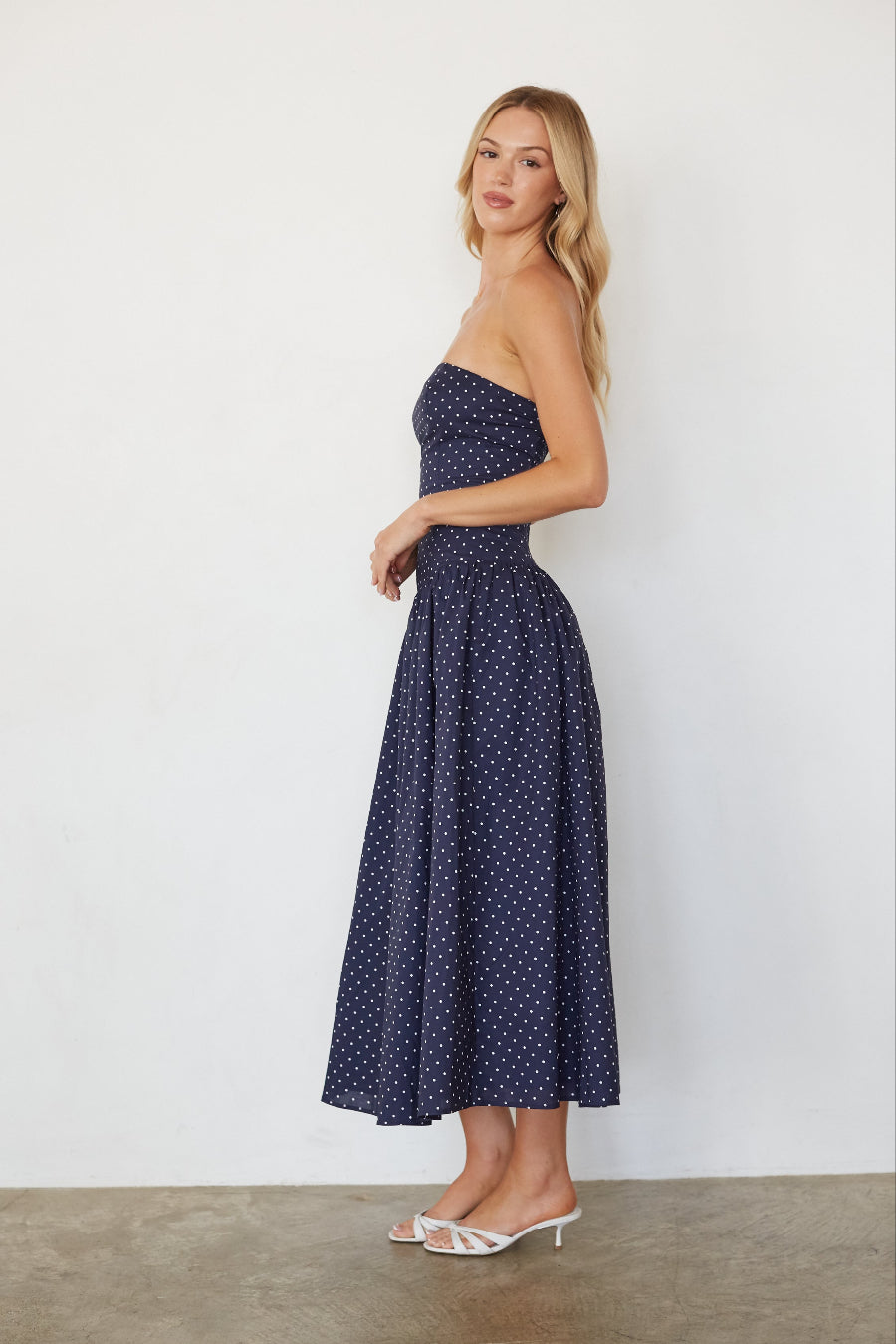 Joey Polka Dot Midi Dress