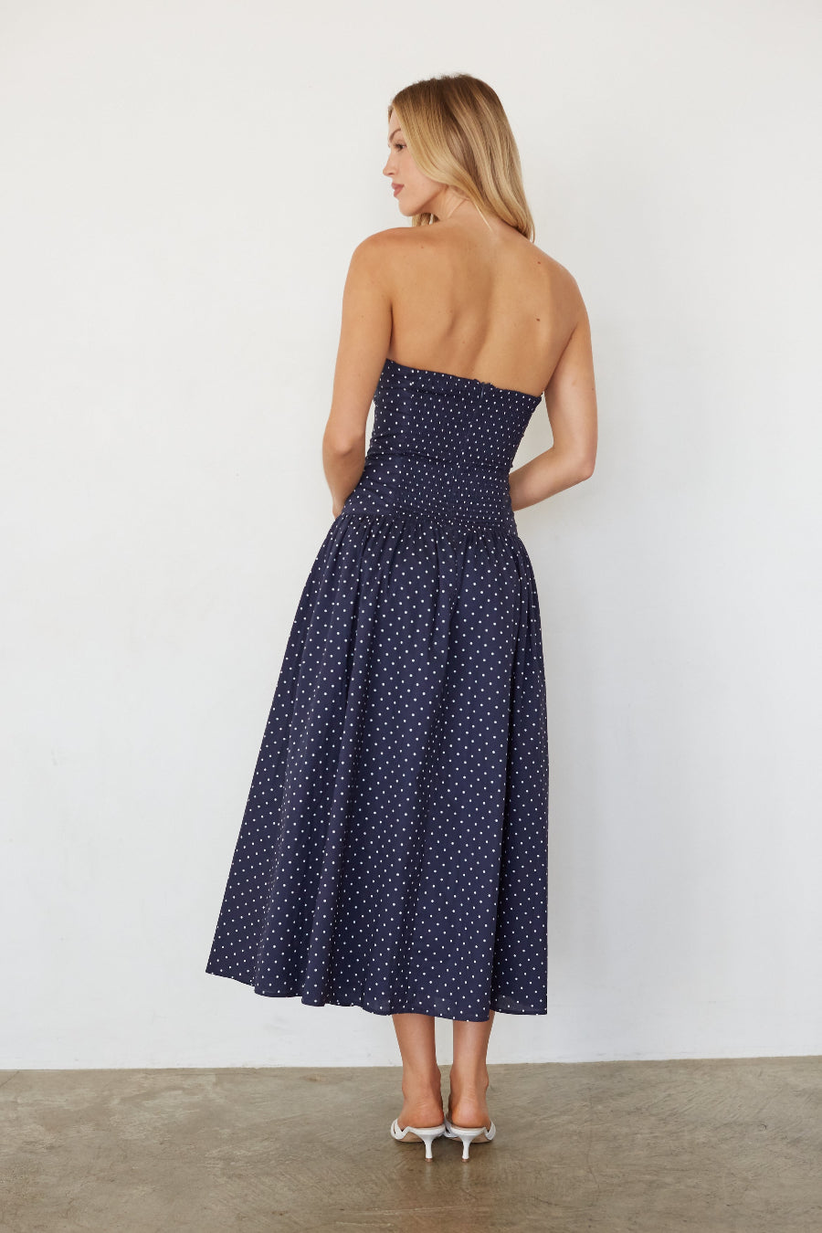 Joey Polka Dot Midi Dress