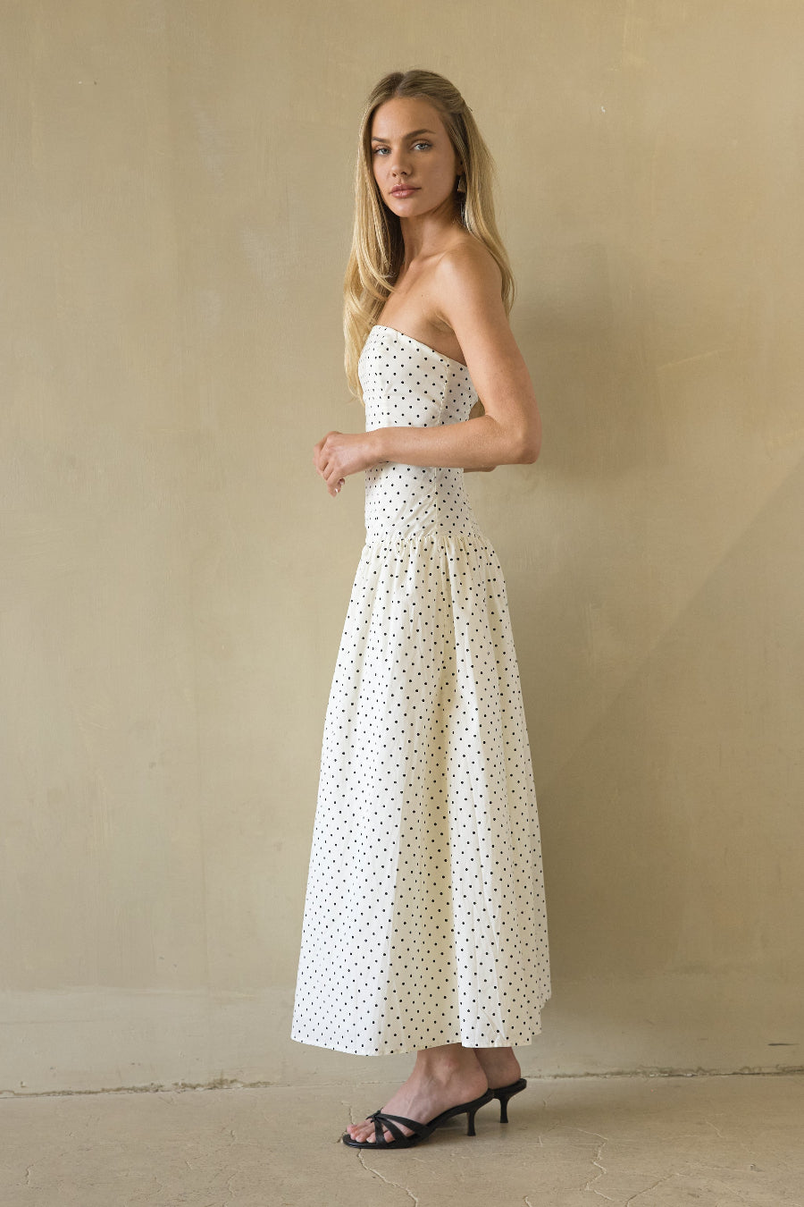 Joey Polka Dot Midi Dress