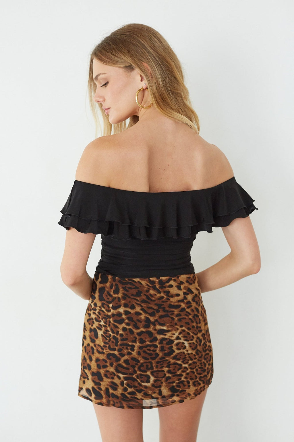Lolita Off the Shoulder Ruffle Top