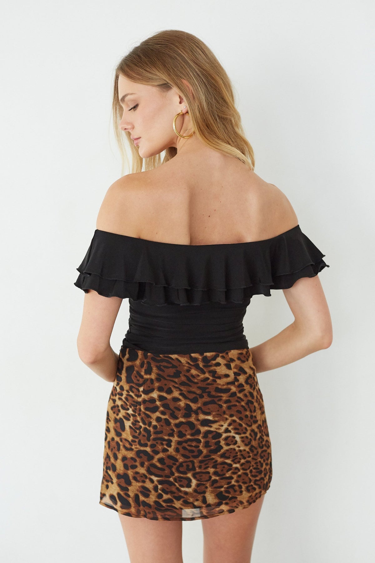 Lolita Off the Shoulder Ruffle Top