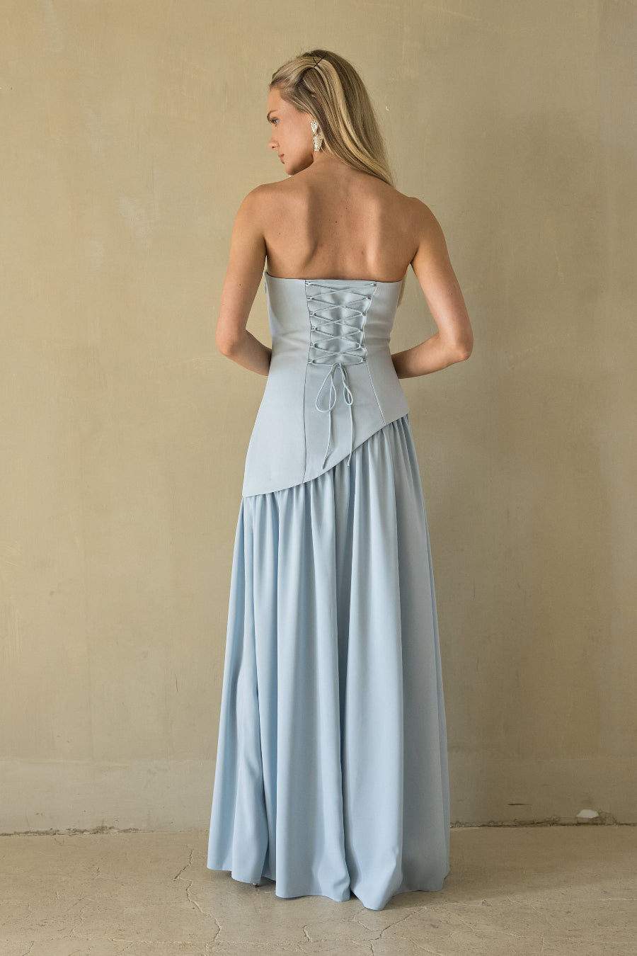 Retta Asymmetrical Maxi Dress
