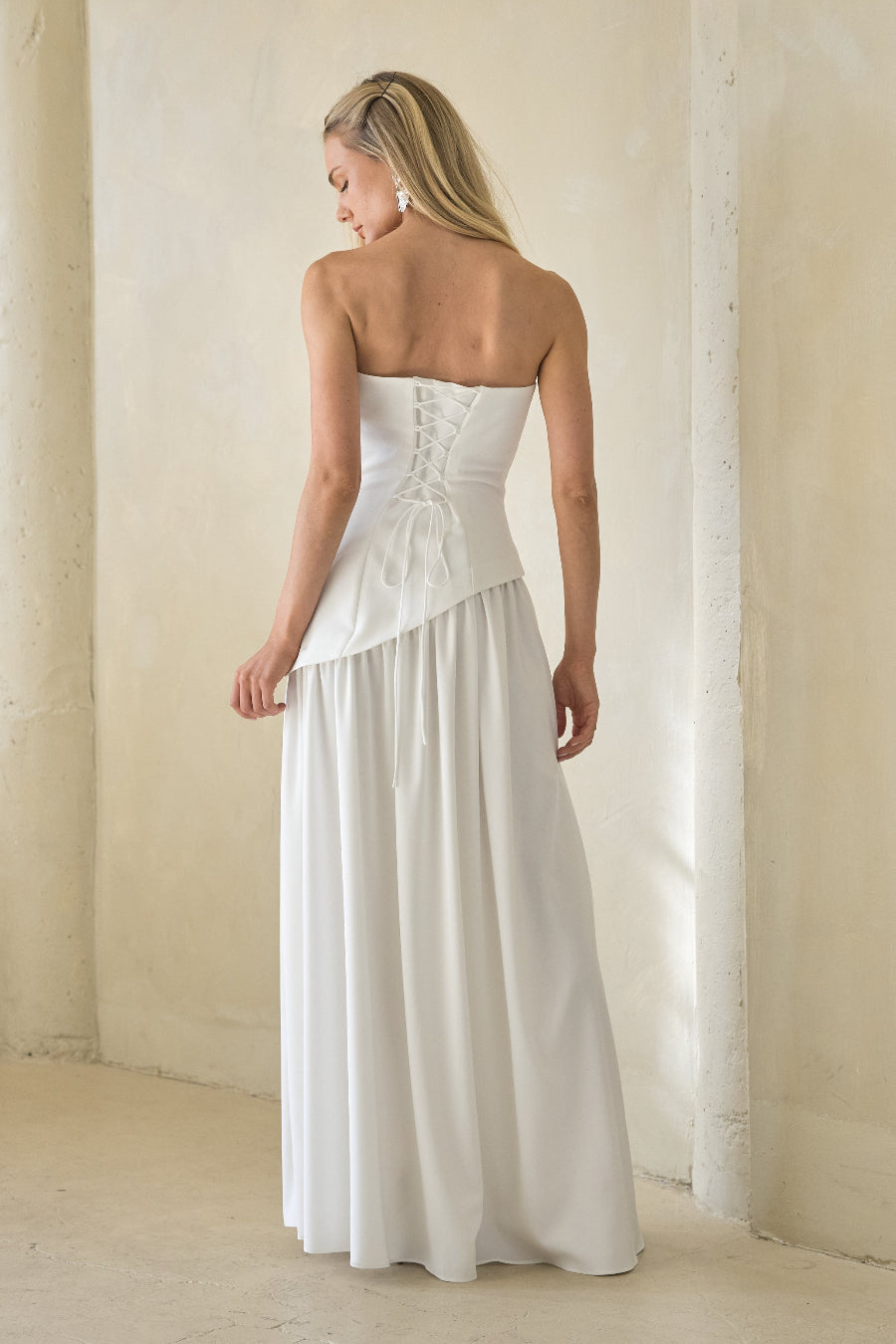 Retta Asymmetrical Maxi Dress