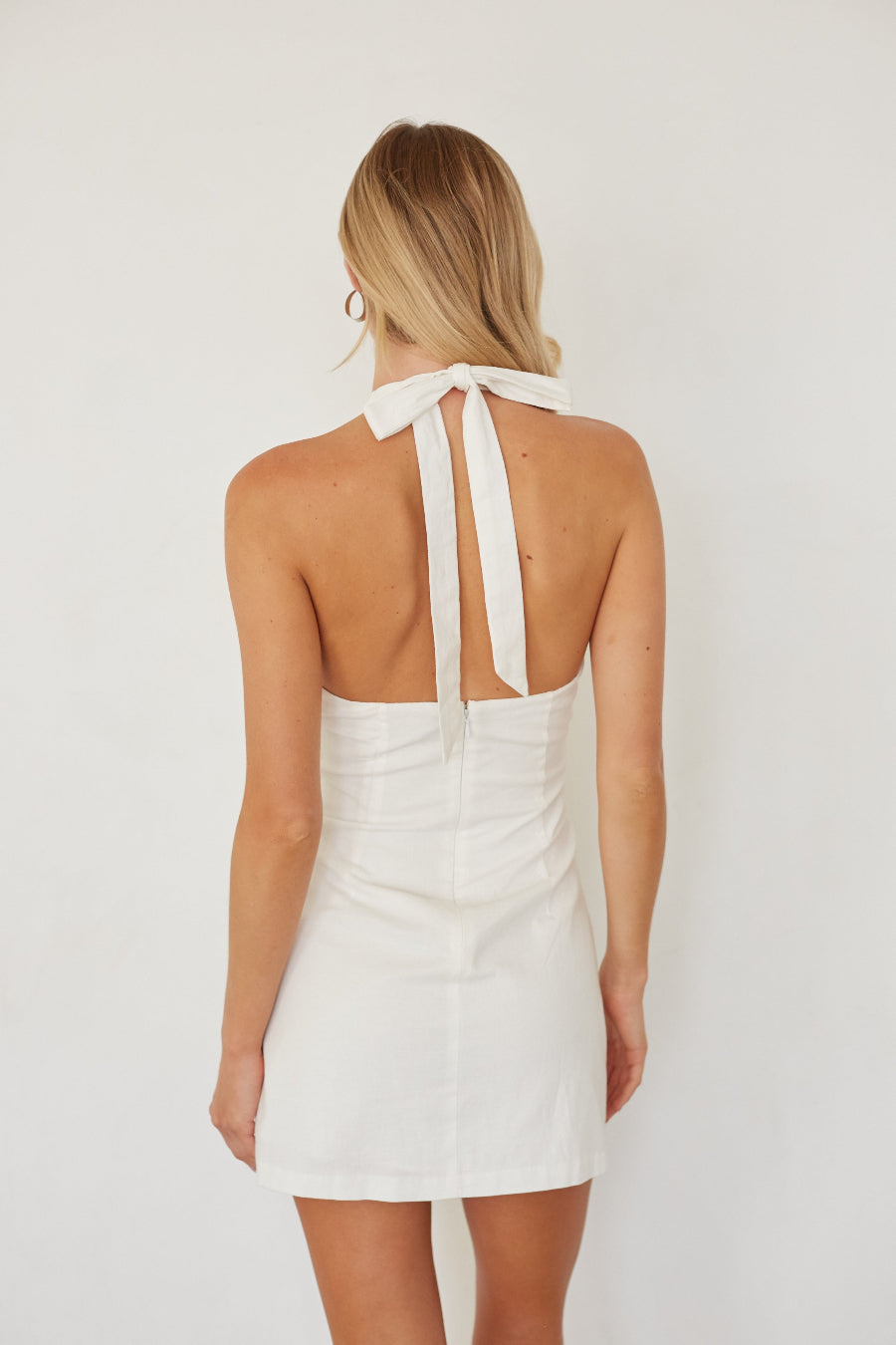 Selina Twist Front Mini Dress
