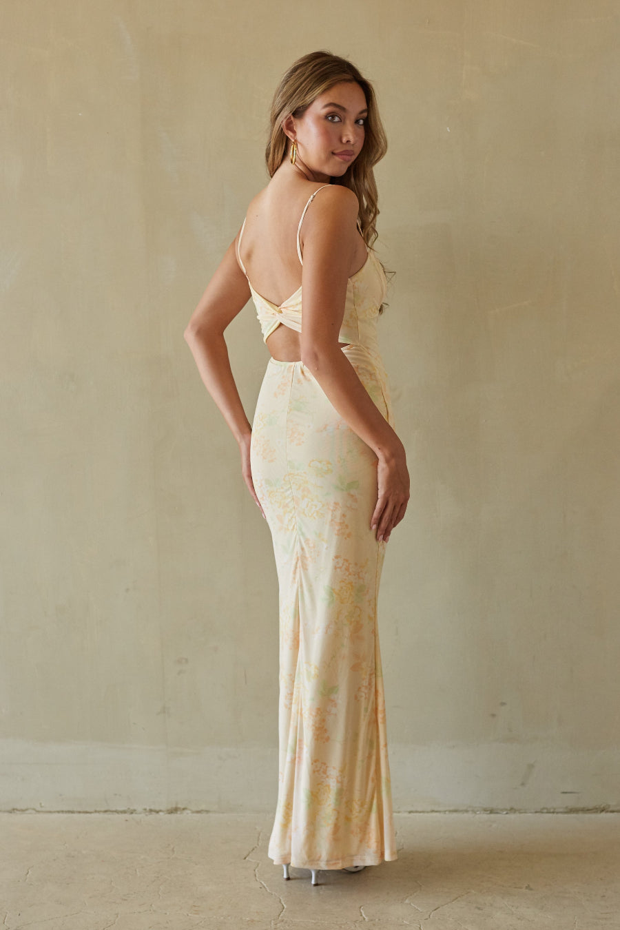 Ysabelle Twist Back Maxi Dress