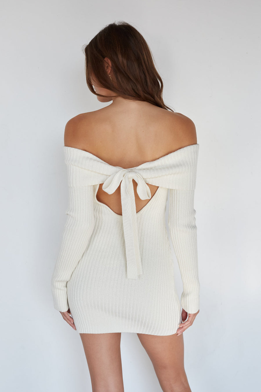 Zara Foldover Sweater Mini Dress