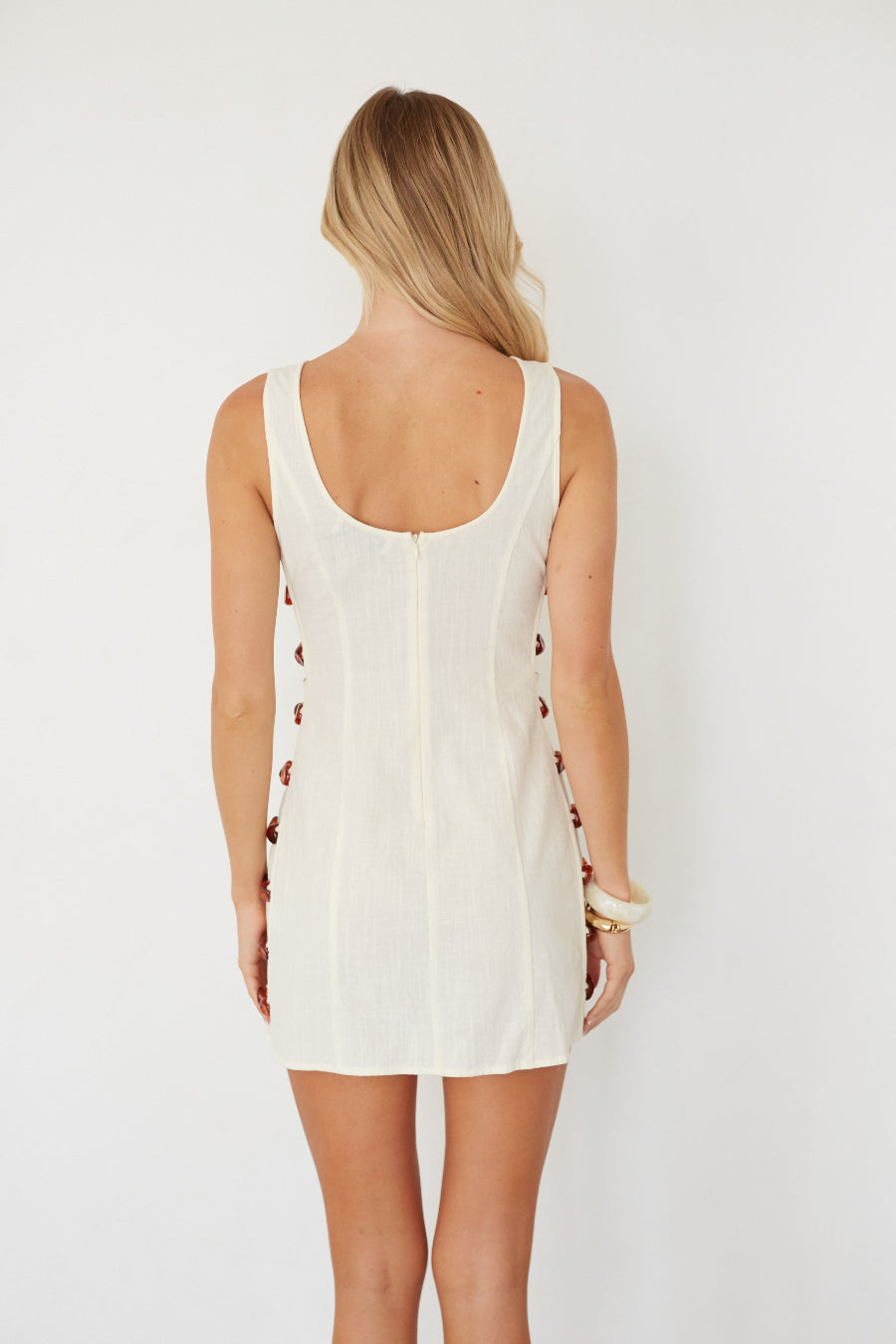 Zayla Beaded Mini Dress