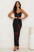 Love Based Mesh Maxi Dress