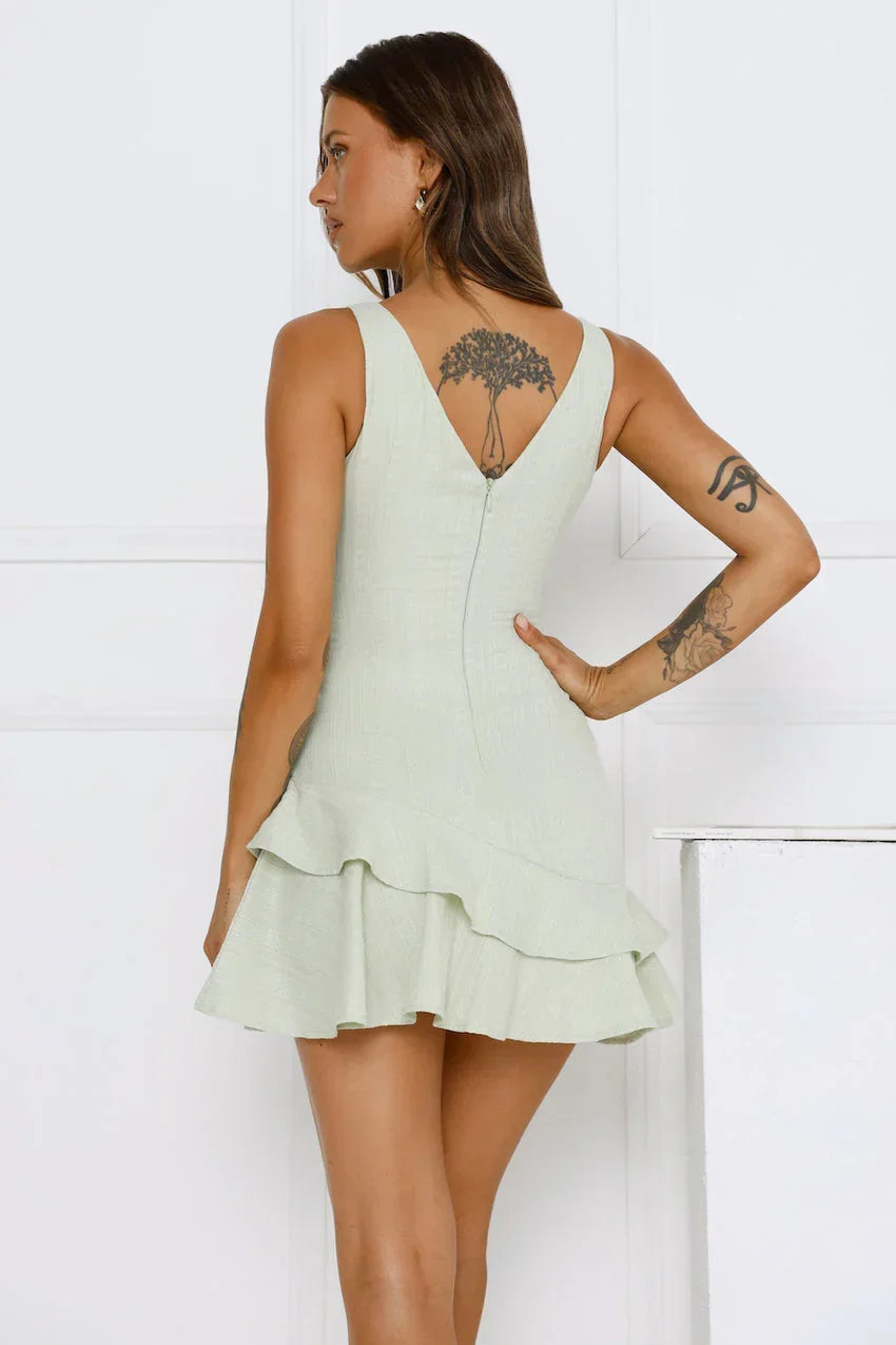 Honeyfields Mini Dress Sage
