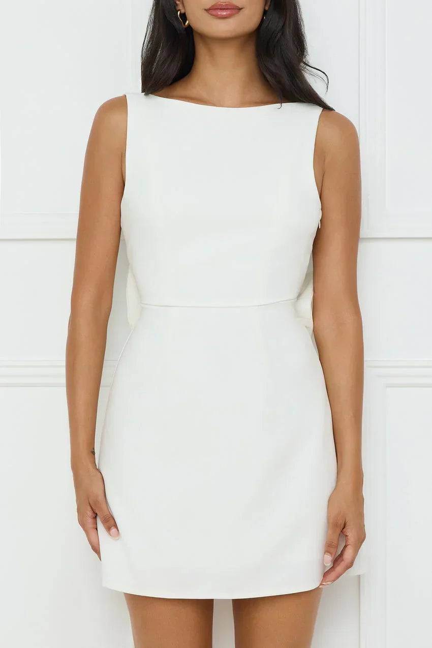 Enchanted Waltz Mini Dress White