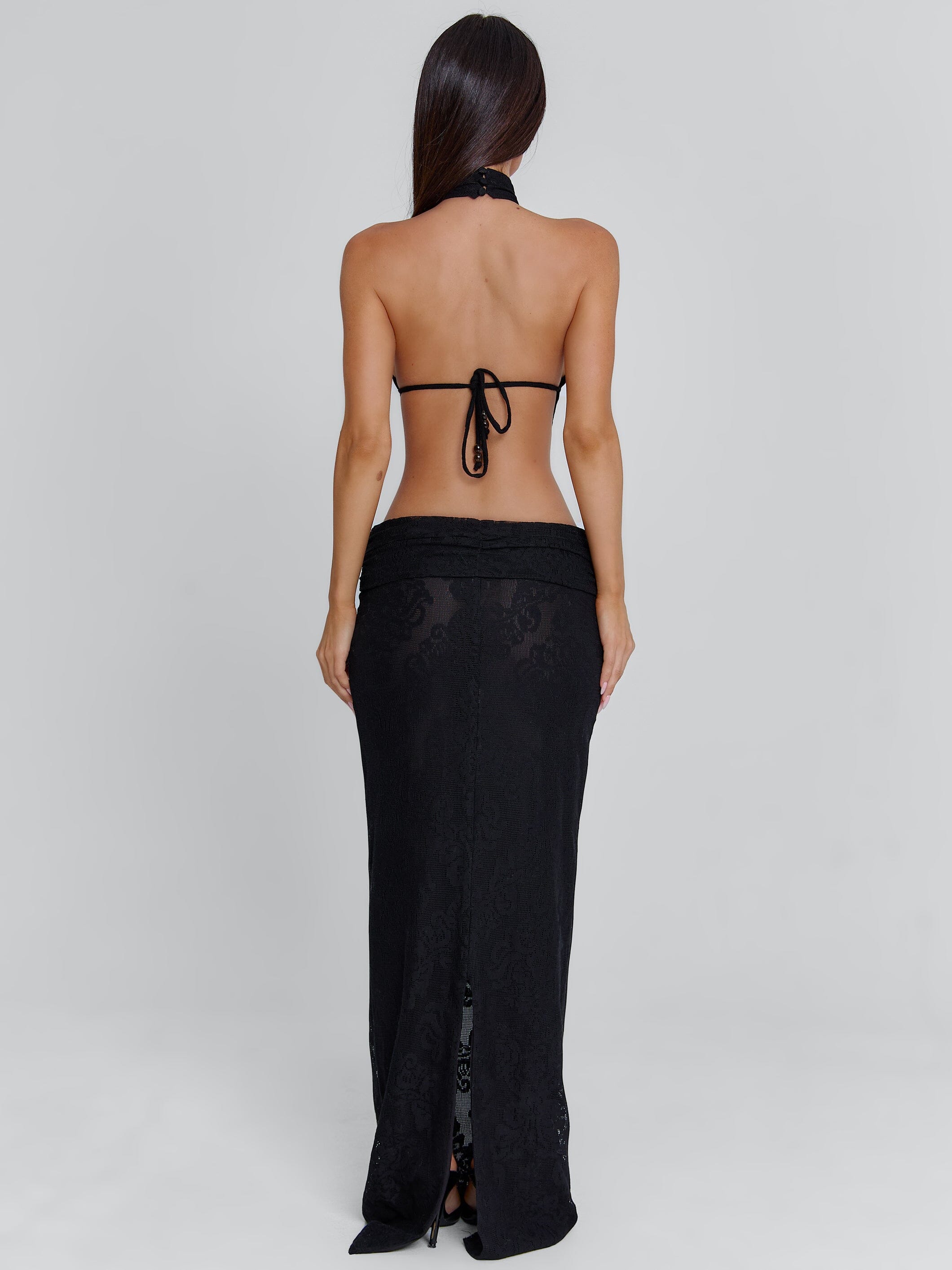 Albinae Black Maxi Dress