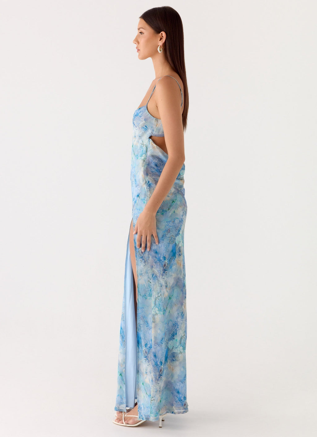 Alouette Maxi Dress Aqua Paisley