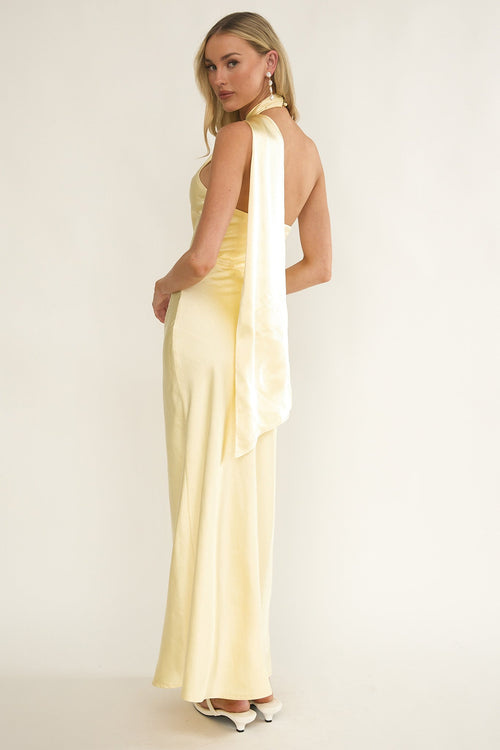 Alvara Halter Maxi Dress Butter