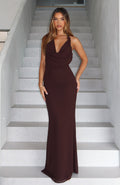 Always In Mode Halter Maxi Dress