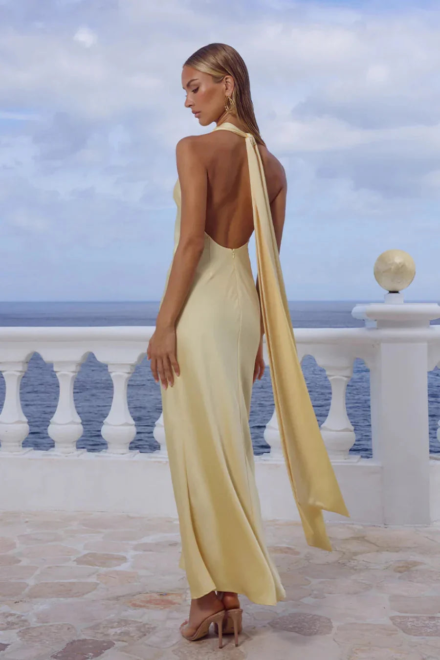 Arabelle High Neck Maxi Dress