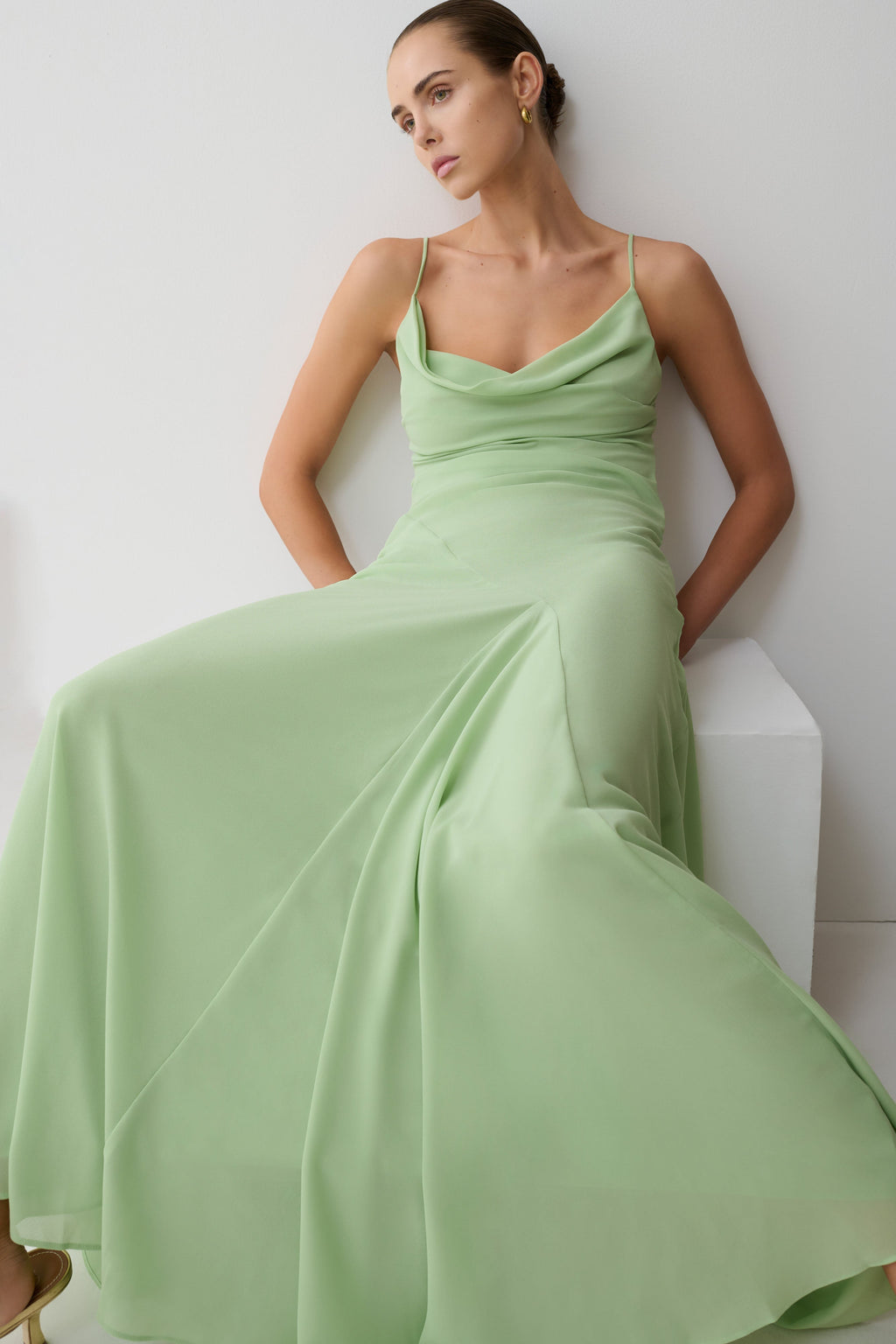 Aurelia Chiffon Maxi Dress