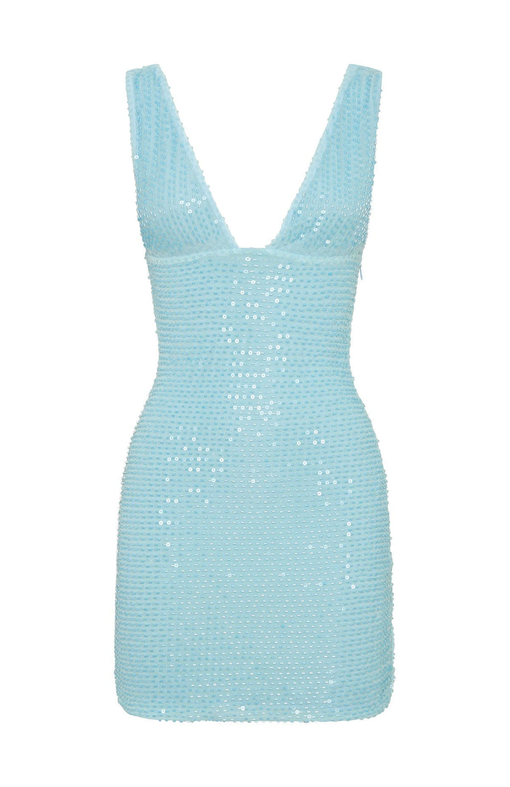 Baby Blue Spark Mini Dress